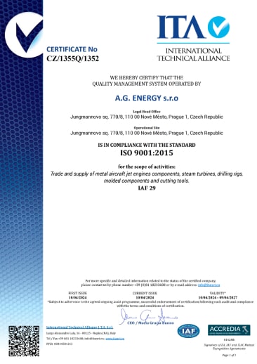 ISO 9001:2015 CERTIFICATE